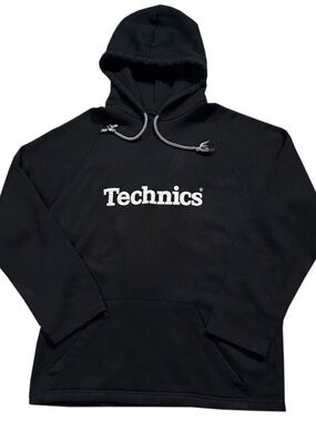 Vintage Technics Black / White Hoodie (Size L)